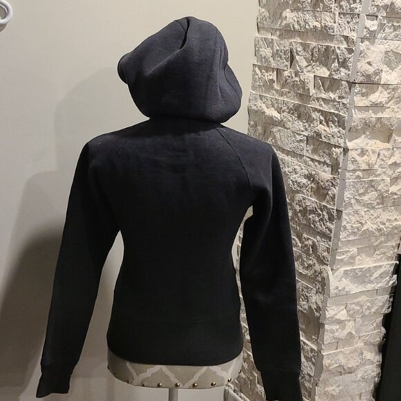Lululemon Scuba Hoodie heathered grey  and blue zipper - Picture 2 of 8